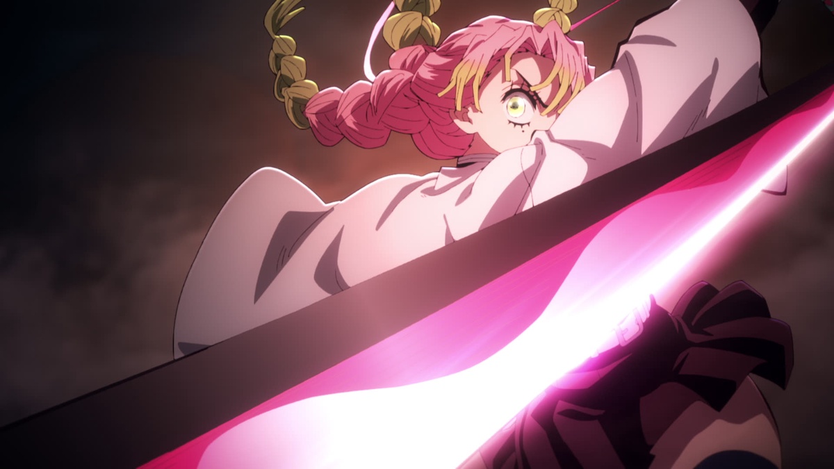 Demon Slayer: Kimetsu no Yaiba Swordsmith Village Arc Love Hashira Mitsuri  Kanroji - Watch on Crunchyroll